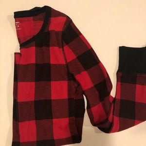 Old navy buffalo plaid pajama top